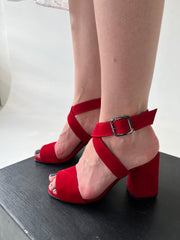  buy red women's sandals